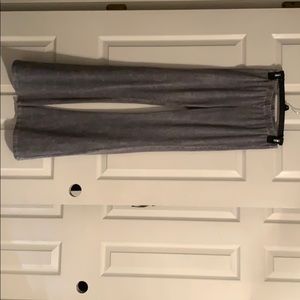 Bell bottom gray/white washed pants